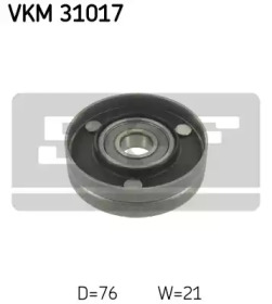 VKM31017 SKF Ролик модуля натягувача ременя